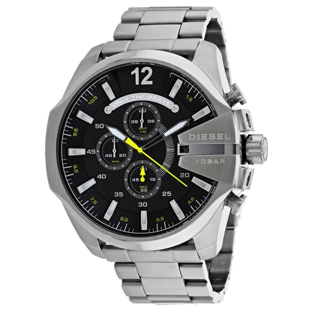 Diesel Men's Mega Chief Blue Dial Watch - DZ4465